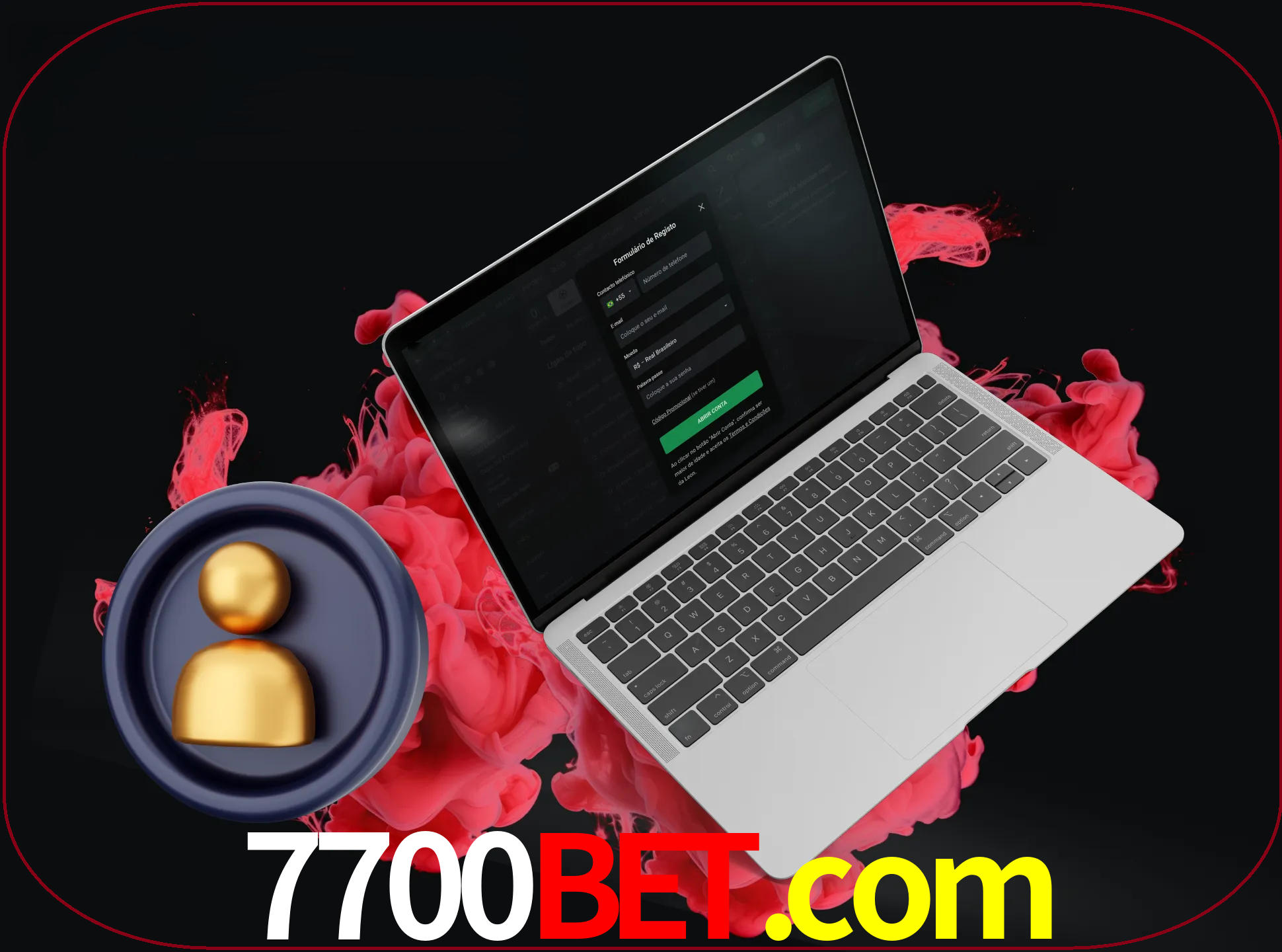 No cabeçalho do site 7700bet, clique no botão que o levará a um formulário especial onde terá de introduzir as suas informações actuais.