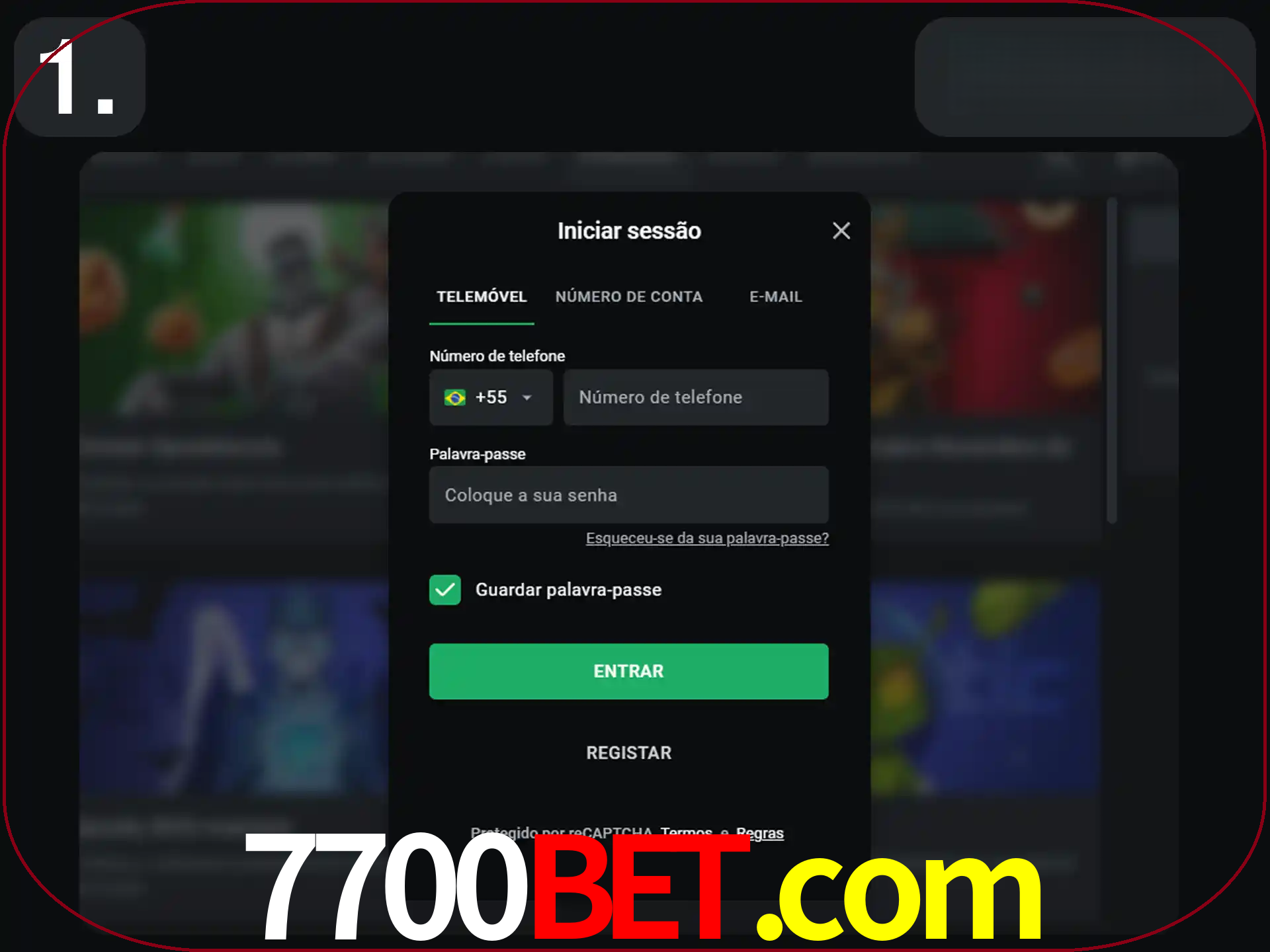 Acesse o site.
